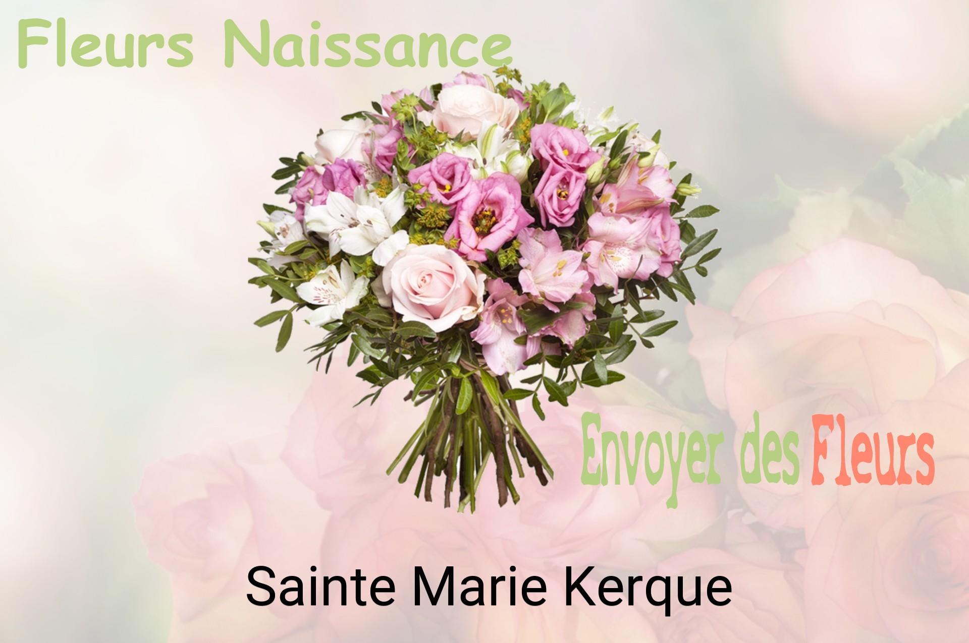 Bouquet de fleurs de naissance livré à Sainte-Marie-Kerque