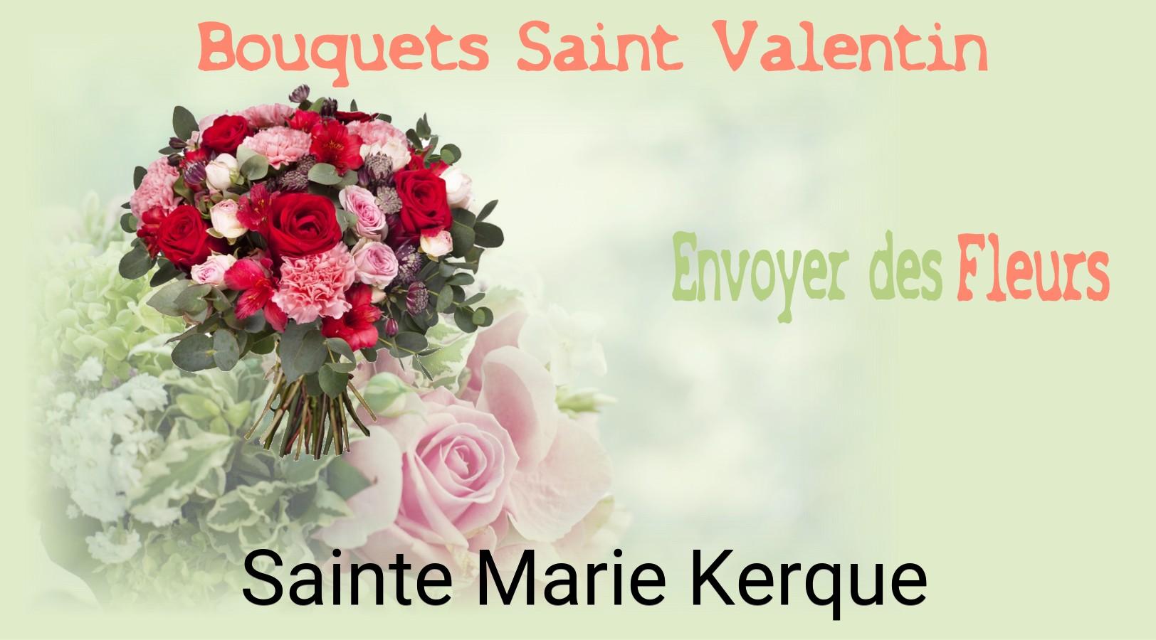 Roses de Saint-Valentin livrées à Sainte-Marie-Kerque